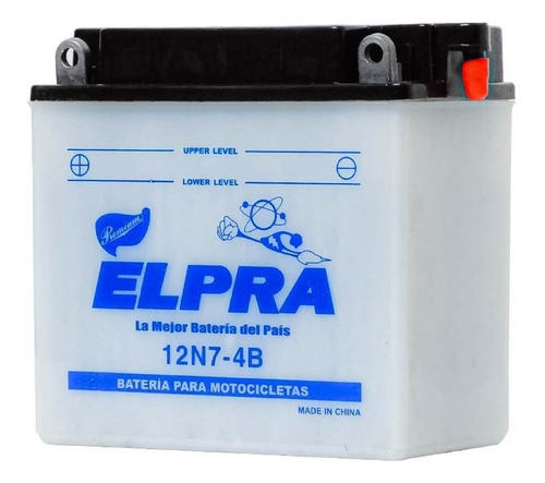 Bateria Elpra Moto 12n7-4b Acido Incluido C/caja
