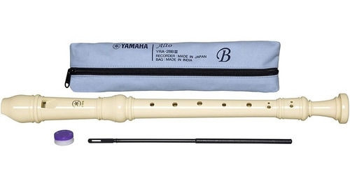 Flauta Doce Contralto Barroca Yamaha Yra28 Blli Bag Original
