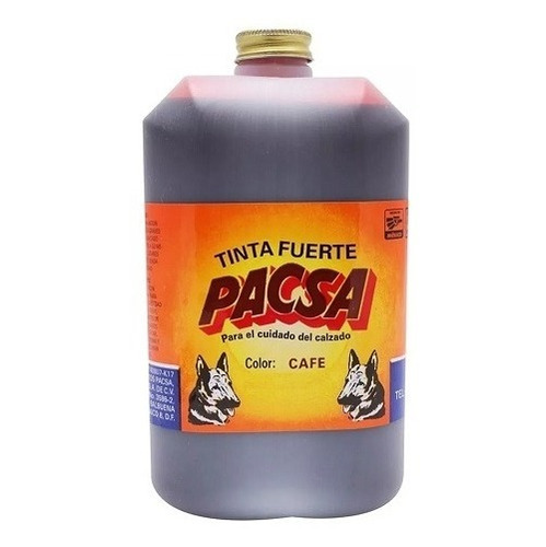 Tinta Para Calzado Pacsa Color Negro O Café De 500 Ml