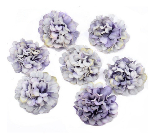 , 50pcs/lot Cabeza De Hortensia De Seda Artificial Barata ,