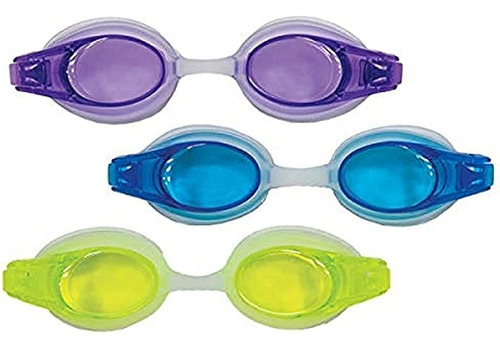 Gafas Natacion Delfin Con Cara Pez Paquete 3