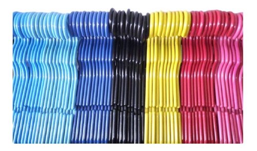 Set 10 Gancho Plástico Para Ropa Adulto Varios Colores !!! | MercadoLibre