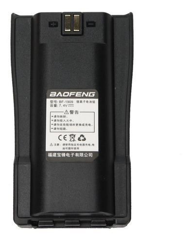 Bateria De Respuesto Para Radios Baofeng Bf-1909 De 3800mah