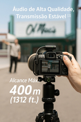 Microfone Dji Mic Mini 2 Tx Microfone 1 Rx Receptor 1 Case Preto