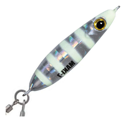 Isca Pesca Major Craft Maki Jig Micro 7g 4cm Cor Zebra Glow