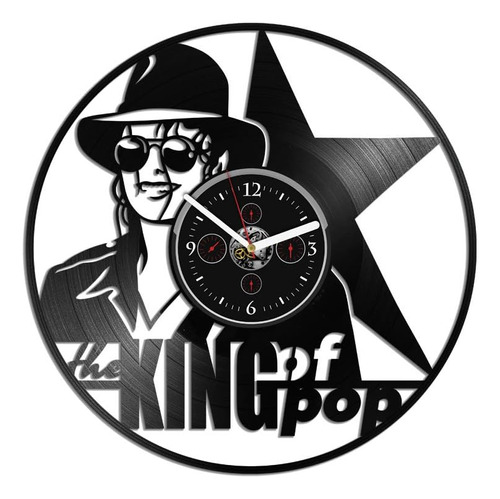 Reloj De Vinilo De 12 Pulgadas Mj