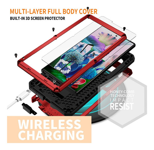 Cw Capa Para Galaxy S24 Ultra À Prova De Quedas E De Choque