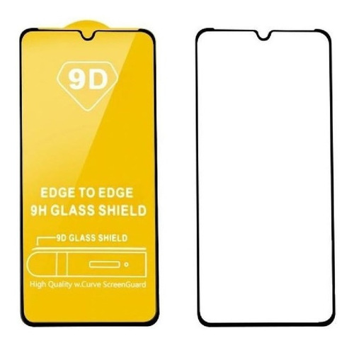 Protector Glass 9d  Para Samsung A20 A30 A50  Negro Full 