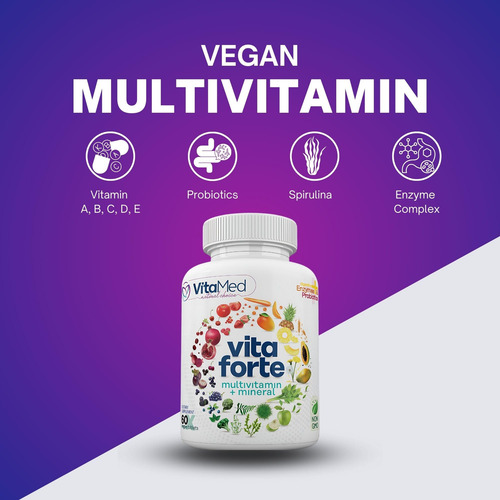 Vita Forte Multivitamínico Vegano 60 Tabletas