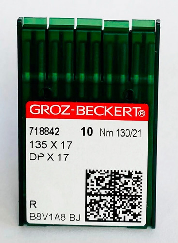 Aguja Máquina Doble Arrastre Groz Beckert®  135x17  Nm130/21
