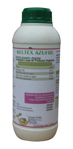 Abono Organico Keltex Azufre - L a $23990