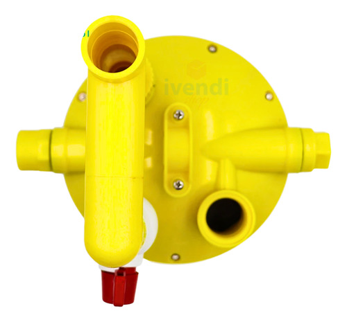 Kit 5 Regulador Controlador Pressão Água Bebedouro Aves Cor Amarelo