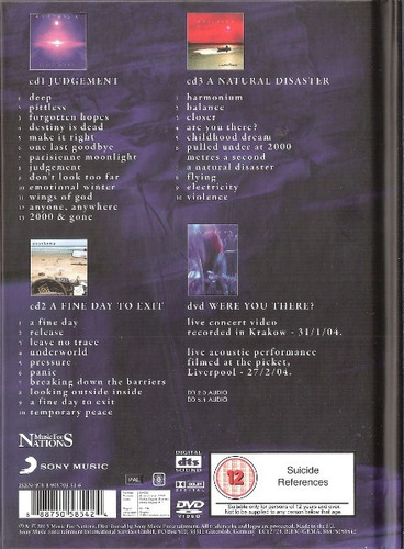 Anathema - Fine Days (box 3 Cds + 1 Dvd Import Eu)