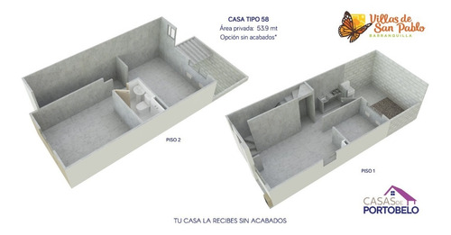 Imagen 20 de 21 de Casas De Portobelo. Casas En Conjunto Cerrado En Villas De San Pablo Con Subsidio De Vivienda