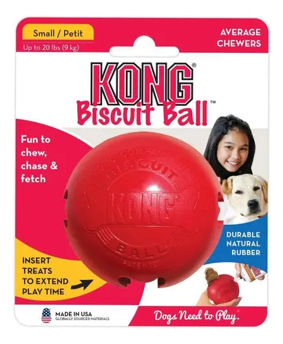 PELOTA KONG C PORTAPASABOCAS KONG  x 1 Pelota dispensadora de premios que combina juego y estimulación mental. Diseñada para rellenar con snacks, ayudando a prolongar el entretenimiento y fomentar hábitos saludables de masticación.Caracter