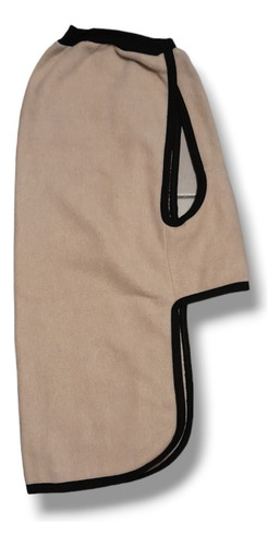 Chaleco Abrigo Buzo Liso Coconao Polar Tallas Grandes Beige 12