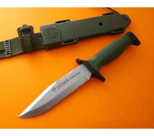 Cuchillo monograma, cuchillo personalizado, bowie de caza, táctico militar,  cuchillo personalizado, cuchillo grabado, navaja fija hoja jungle knife w /  sheath -  México