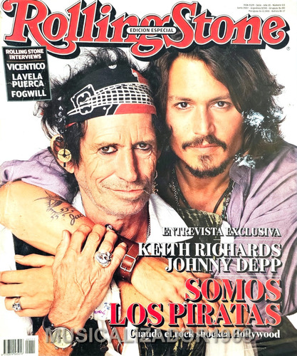 Revista Rolling Stone N° 111 Keith Richards & Johnny Deep