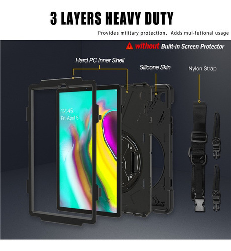 A Funda Giratoria 360 Para Samsung Galaxy Tab S5e 10.5 2019