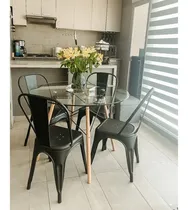 Comprar Juego De Comedor \u002F Mesa Eames + 4 Sillas Modelo Tolix