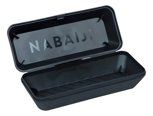 Funda de transporte para gafas de natación de color negro