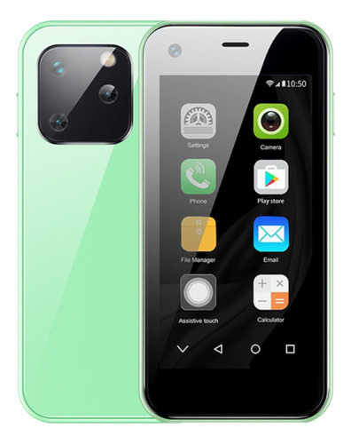 Fwefww Mini Teléfono Móvil Android Soyes Xs13, Cristal 3d, Doble Ta