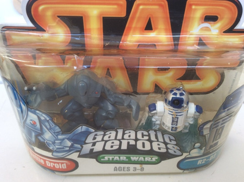 Star Wars Galactic Heroes: R2-d2 Y Super Battle Droid (Usado)