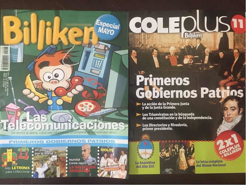 Revista Billiken  4298+coleplus-minilibros+tarjet.sin Letron