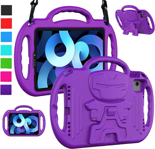 Funda Para Niños Para iPad Air 5ta 4ta Gen / Pro 11 Violeta