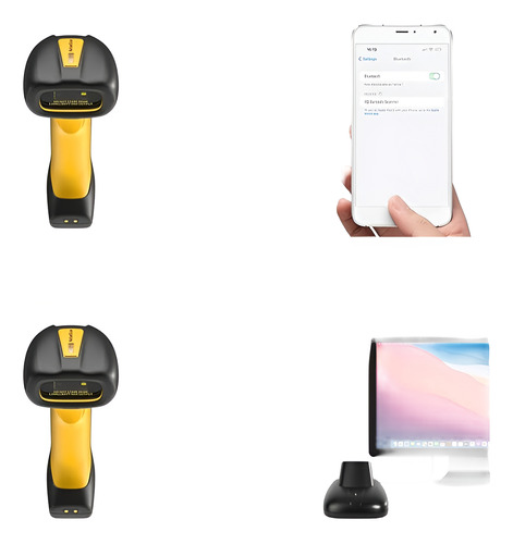 Netumscan Ns-1288 Escáner 2d Inalámbrico Con Soporte