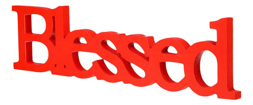 De Mesa De Letras Bendecidas Decoración De Pie Decoración