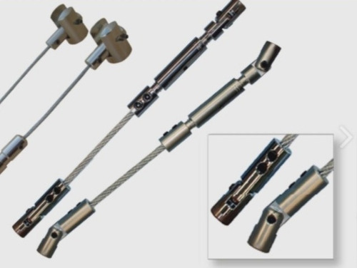 Imagen 5 de 10 de Tensor Para Escalera Cromo Mate