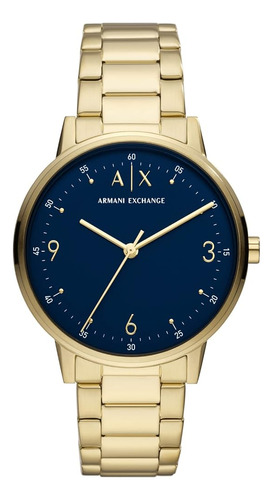 Ax Armani Exchange Reloj De Acero Inoxidable En Tono Dorado 