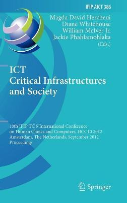 Libro Ict Critical Infrastructures And Society - Magda Da...