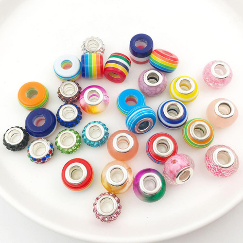 Cuentas Para Manualidades, 60 Cuentas De Cadena De Joyería,