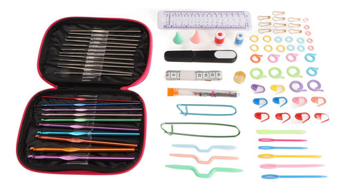 Conjunto De Ganchos De CrochĂȘ, Kit De 100 Unidades, Estojo D