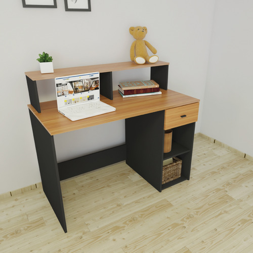 Escritorio Centro Estant Turin Negro Paraiso Ancho 116cm