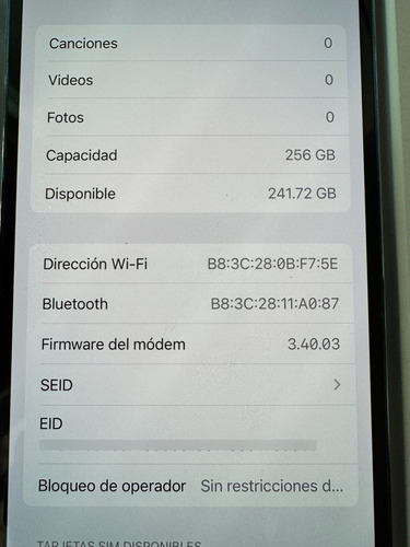 Apple iPhone 14 Pro Esim (256 Gb) - Morado Oscuro Color Violeta 88% Condición De Batería. (Usado)