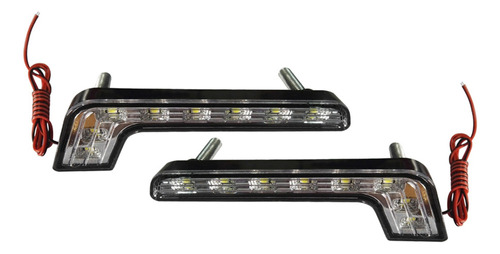 8 Led Drl Luz De Conducción Diurna Del Coche