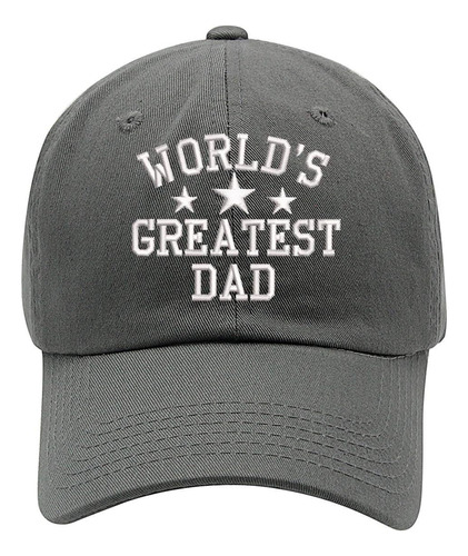 Top Level Worlds Greatest Dad Gorra De Béisbol De Algodón Su