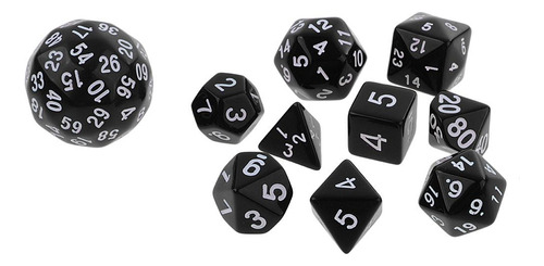 Brinquedos De Dados Para Jogos De Tabuleiro Preto
