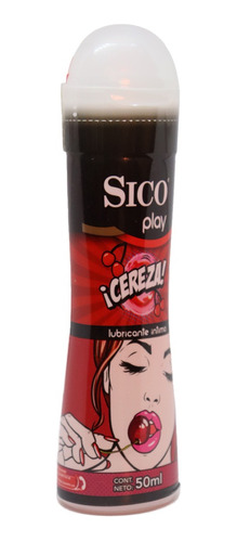 Lubricante Sico Play 50 Ml Sabor Cereza