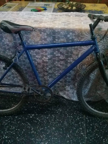 Bicicleta Usada  Color Azul Rodado 26 Sin Cambios