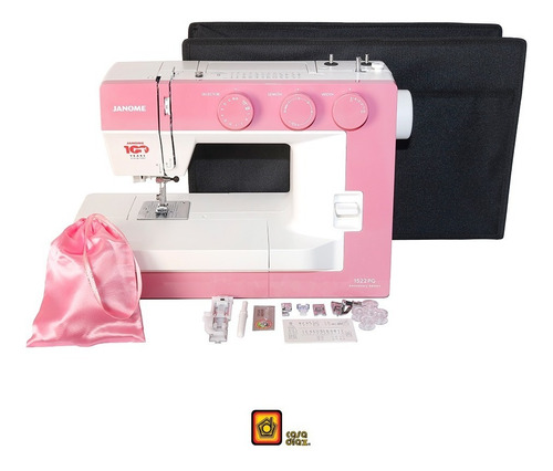 Imagen 4 de 5 de Máquina De Coser Mecánica Doméstica Janome 1522pg