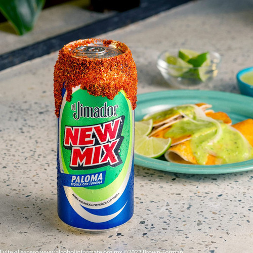 New Mix El Jimador Bebida Preparada Paloma 350 Ml 12 Pack