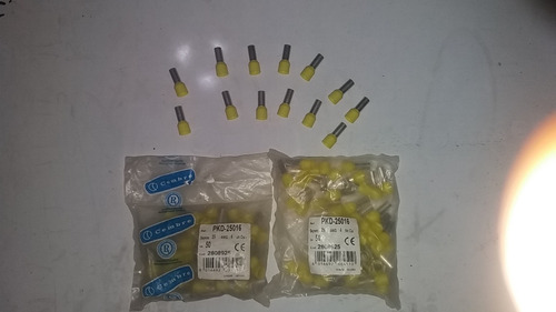 Pack Terminal Tubular Amarillo Pkd-25016,cable 4 Awg 50 Und