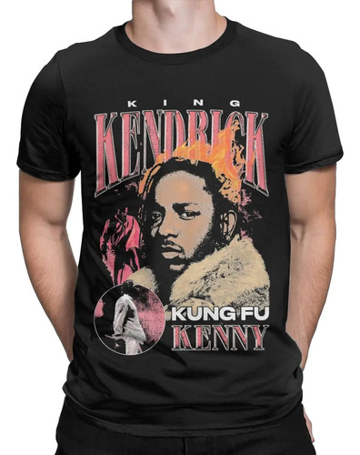 Camiseta Gráfica De Algodón De Manga Corta Kendrick Lamar