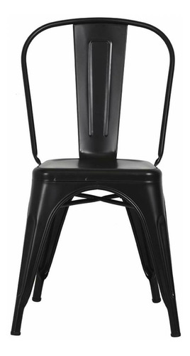 Silla de comedor Empoli Tolix, estructura color negro, 1 unidad