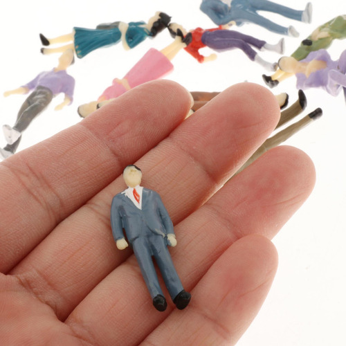 13 Piezas Figuras De Personas A Escala 1:50 Trenes De