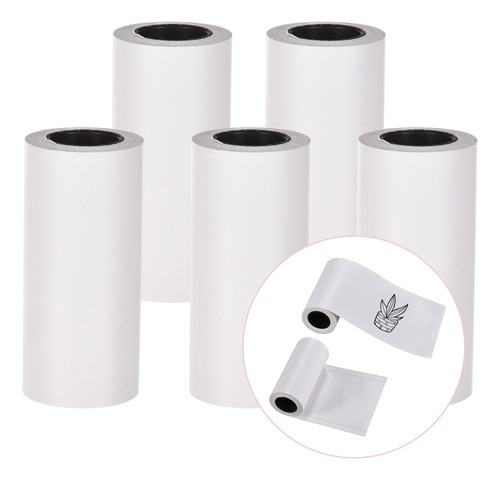 D 5 Rollos De Papel Térmico Sin Bpa De 57 X 30 Mm For